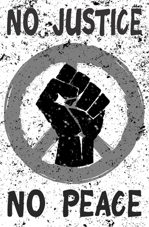 No Justice, No Peace Mini Poster Image