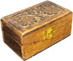 Mango Wood Engraved Rectangular Box Image