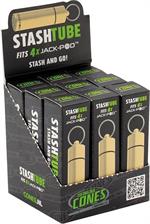 Jack-Pod Stash Tube - Gold 9pc Countertop Display Image