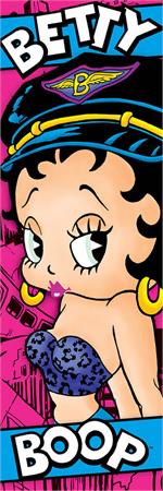 Betty Boop - Biker Slim Print Poster Image