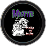 Misfits Die Die My Darling Round Stash Tin Image